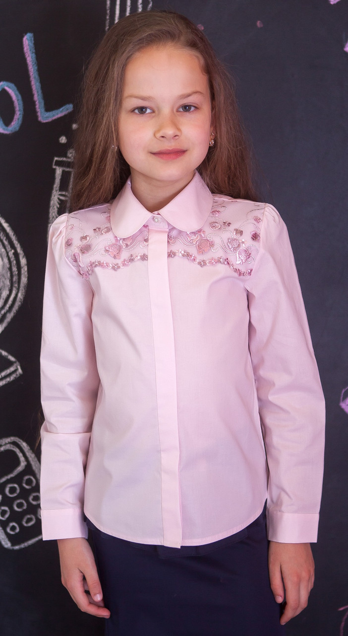 Блузка Світ блуз мод.5041/1 рожева, фото 1