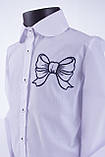 Блузка Світ блуз мод. 5035 з вишитим бантом, фото 3