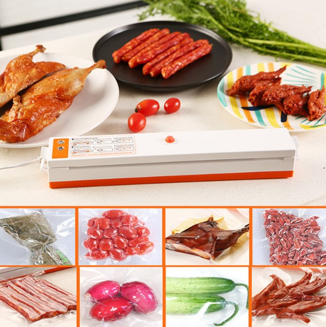 Вакууматор Freshpack Pro — вакуумне пакування продуктів Вакууматор Freshpack Pro — вакуумний пакувальник їжі для тривалого зберігання