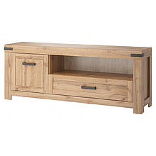 Тумба під ТВ 1Д1Ш з ЛДСП/МДФ Мортіз Дуб вотан Мебель Сервіс