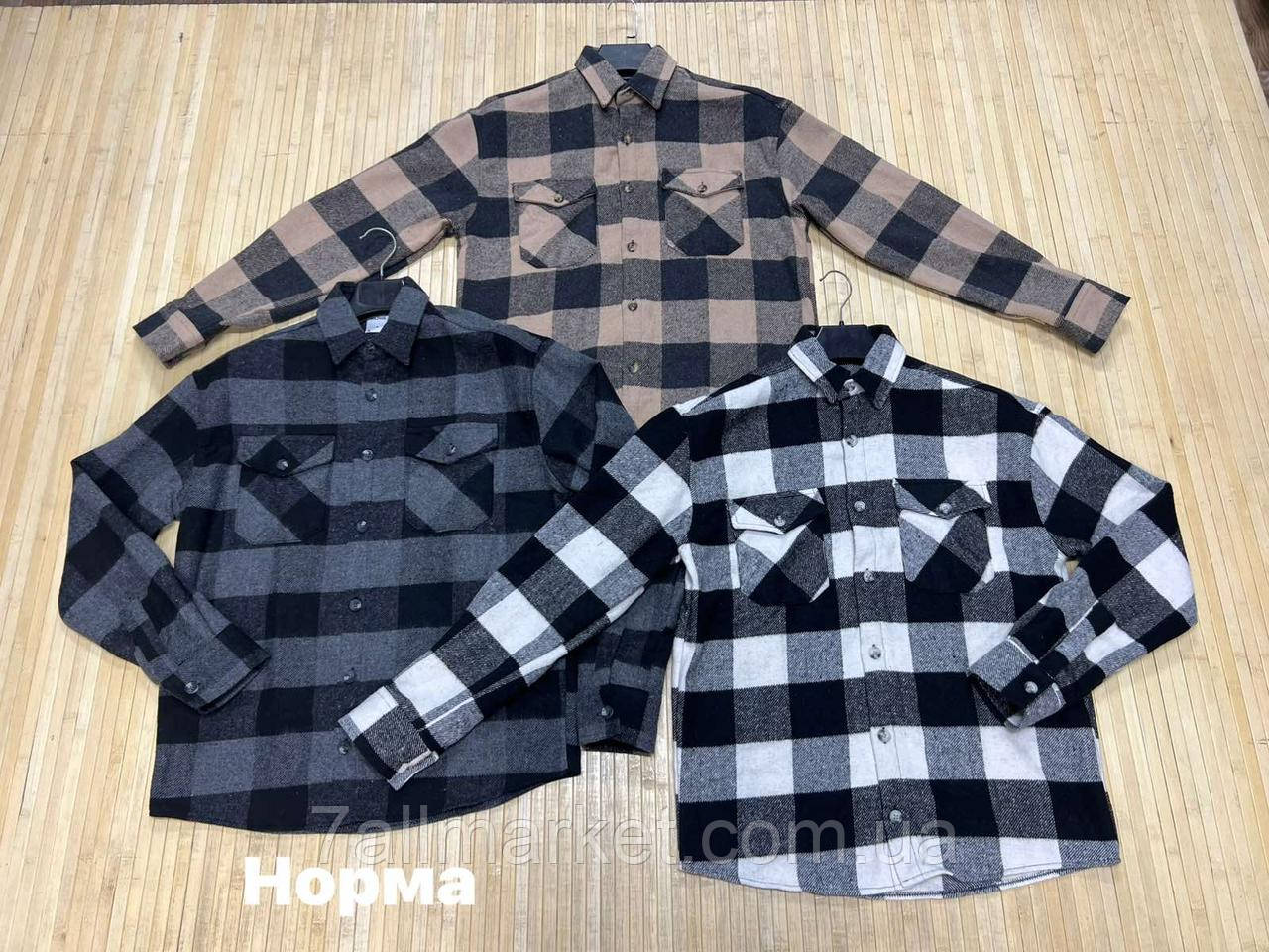 Сорочка чоловіча молодіжна картата, розміри S-2XL (3кв)"STILMEN" купити недорого від прямого постачальника