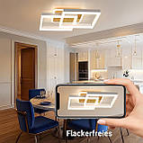 ANTENLICHT 40 Вт світлодіодний світильник для вітальні з регульованою яскравістю з дистанційним керуванням, сучасний геометричний, фото 4