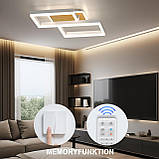 ANTENLICHT 40 Вт світлодіодний світильник для вітальні з регульованою яскравістю з дистанційним керуванням, сучасний геометричний, фото 5