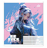 Зошит учнівський "Бріск" 48 арк. /ТВ-14/ №2590 Воїн, клітинка, офсетний папір 55 г/м², фото 3