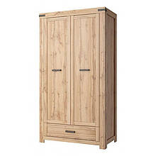 Шафа 2Д1Ш з ЛДСП/МДФ Мортіз Дуб вотан Мебель Сервіс