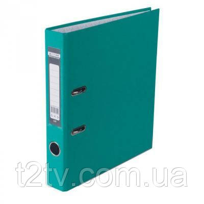 Папка - реєстратор Buromax А4, 50мм, JOBMAX PP, turquoise, built-up (BM.3012-06c), фото 1