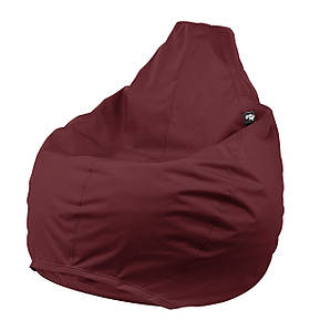 Крісло-мішок Груша "MrBean" Оксфорд M, Бордовий (BBM177)