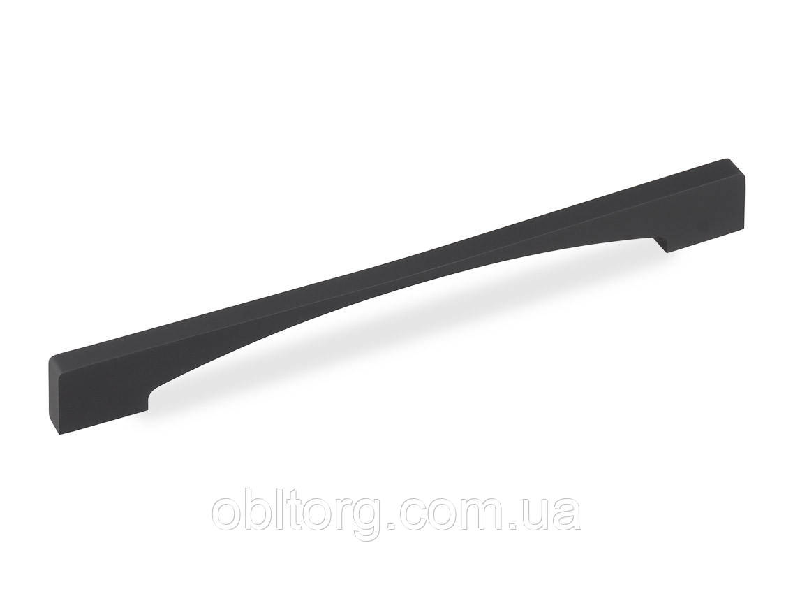 Ручка скоба Virno Lines 655/256 Soft Touch чорний, фото 1