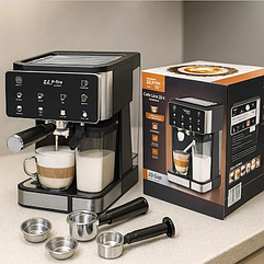 Кавомашина ріжкова 3 в 1 Zepline ZP-6806, 3000 Вт, 20 bar, 8 програм приготування/ Кавоварка