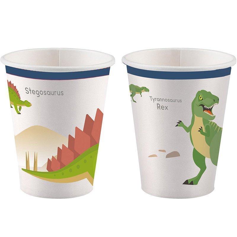 Стакани Динозаврики 8 од