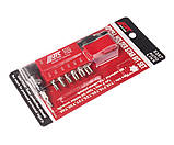 Набір біт 1/4"; TORX T10-T40 з Г-подібним перехідником 8од., фото 2