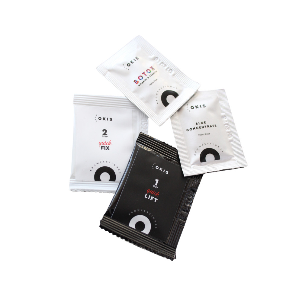 Набір для ламінування вій і брів «Okis Lami Kit 4 pcs», у саше