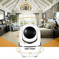 IP камера UKC CAD-Y13G 1080p, камера відеоспостереження бездротова, поворотна камера для дому