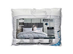 Ковдра Біла Лінія Leleka-Textile 140х205 білий страйп (1900/6500)