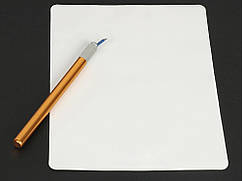 Штучна шкіра 19 х 14 для тату  Білий