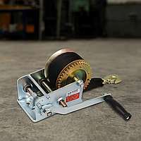 Лебідка ручна барабанна зі стрічкою 1000 LB (454 кг) для будівельних та вантажних робіт