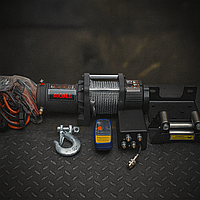 Лебідка електрична 3000 LB 12V, тягове зусилля 1480 кг – компактна переносна з чохлом