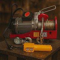 Таль електричний канатний (електротельфер) Toho РА800А 800 кг з блоком / 400 кг без блоку