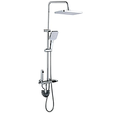 Душевая колонна со смесителем Mixxus Premium RIVIERA 009-J с кнопкой переключения, 4 режима (MI6834