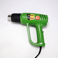 Фен промисловий Procraft PH2300E (2000Вт, два режими 70-300 ° С/70-600 ° С, 4 насадки) з регулюванням