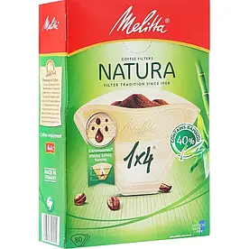 Фільтри Melitta NATURA BAMBOO 1x4 80 шт. Coffee filter