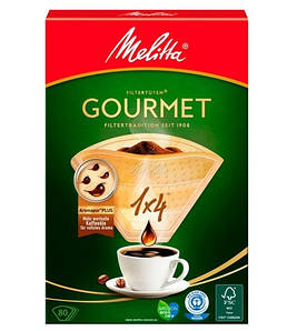 Фільтри Melitta GOURMET 1x4 80 шт. Coffee filter