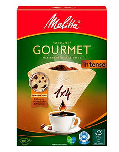 Фільтри Melitta GOURMET INTENSE 1x4 80 шт. Coffee filter