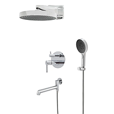 Встраиваемая душевая система Koer KB-66029-01 3 функции, цвет хром (KR5483)