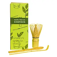 Набір для матча «Ча Сян Тао Чжуан» вінчик(часен), ложечка, лопатка