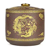 Ємність для зберігання чаю «Лун Фен», червона