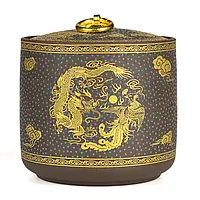 Ємність для зберігання чаю «Лун Фен», синя