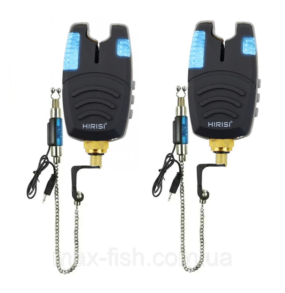 Комплект Свінгер та Сигналізатор клювання 2+2 Hirisi B1139 для риболовлі, фото 1
