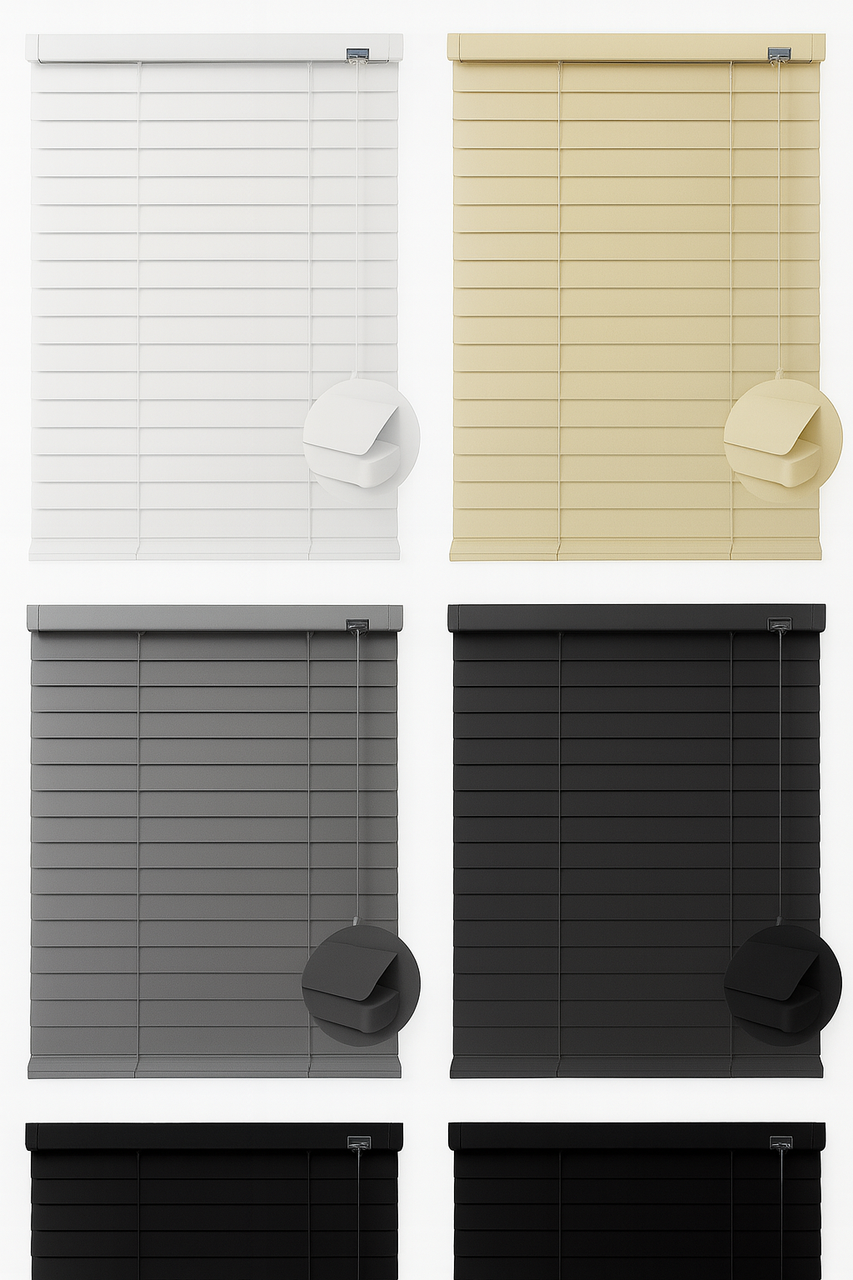 Жалюзі для вікон горизонтальні алюмінієві з шириною ламелі 25 мм, двосторонні., фото 1