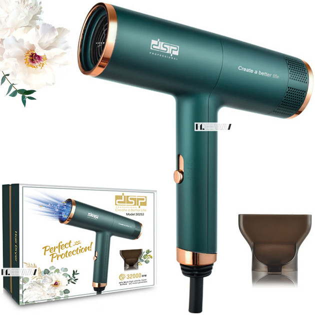 Фен для укладання волосся з концентратором та насадкою DSP XPRO 30253 на DSP XPRO 30253., фото 1
