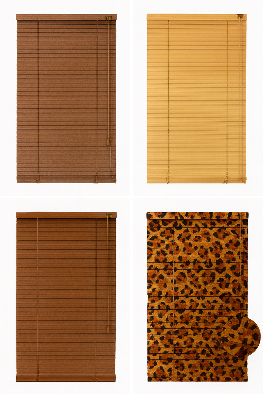 Жалюзі для вікон горизонтальні алюмінієві з шириною ламелі 25 мм, принтовані., фото 1