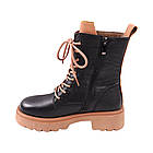 Черевики жіночі Farinni чорні натуральна шкіра, 40, фото 2