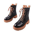 Черевики жіночі Farinni чорні натуральна шкіра, 40, фото 5