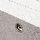 Гранітна мийка для кухні VALESO CASCADA 7050 матова Топаз, фото 4