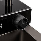 Кухонна мийка 75*46D PVD сіра Platinum Handmade "ВОРОСПАД", фото 2