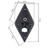 Кріплення серії QIV під камеру переднього огляду для Renault FQRN156 (рамка під плафон), фото 2