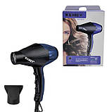 Фен для волосся з потужністю 2200 Вт KEMEI KM-9824 (42226-KM-9824_460), фото 8