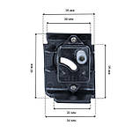 Кріплення серії QIV під камеру переднього огляду для Skoda FQSK171 (рамка під плафон), фото 2