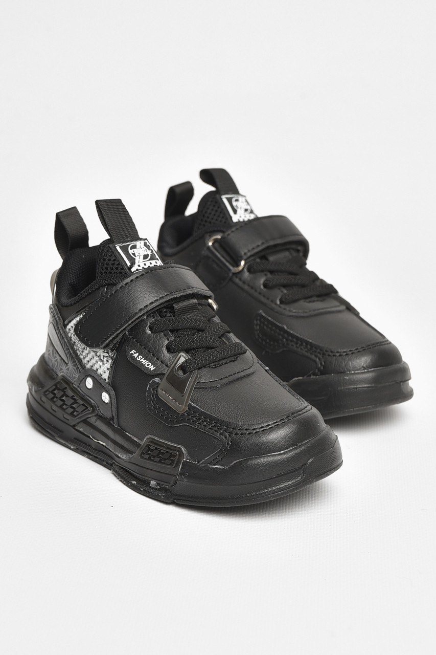Кросівки дитячі чорного кольору 205076T Безкоштовна доставка, фото 1