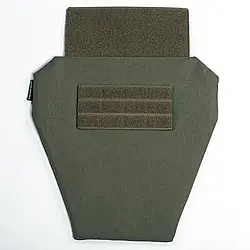 Комплект балістичного захисту паху – 2 клас захисту. Протиуламковий фартух НВМПЕ UHMWPE олива 1.0