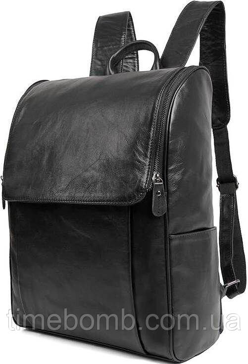Рюкзак Vintage 14523 шкіряний Чорний