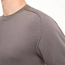 Однотонний лонгслів Pobedov Dune темно-сірого кольору, фото 5