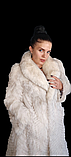 Песец красивая шуба из песца натуральный мех песца 50 размер L, фото 7