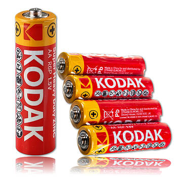 Пальчикові батарейки KODAK R6/AA 4 шт уп.