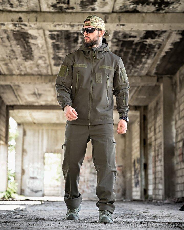 Костюм Олива польовий Софтшел REVIVAL НП4862 ТМ, фото 1