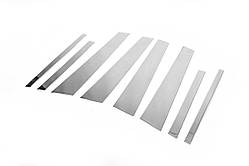 Накладки на дверні стійки (нерж) для BMW X3 F-25 2011-2018 рр